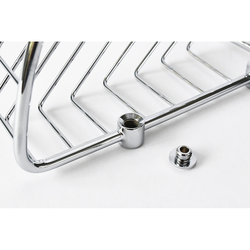 Kệ góc để đồ bằng đồng mạ chrome Kanly CHK28