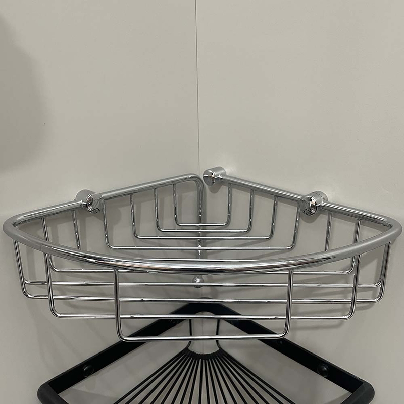 Kệ góc để đồ bằng đồng mạ chrome Kanly CHK28