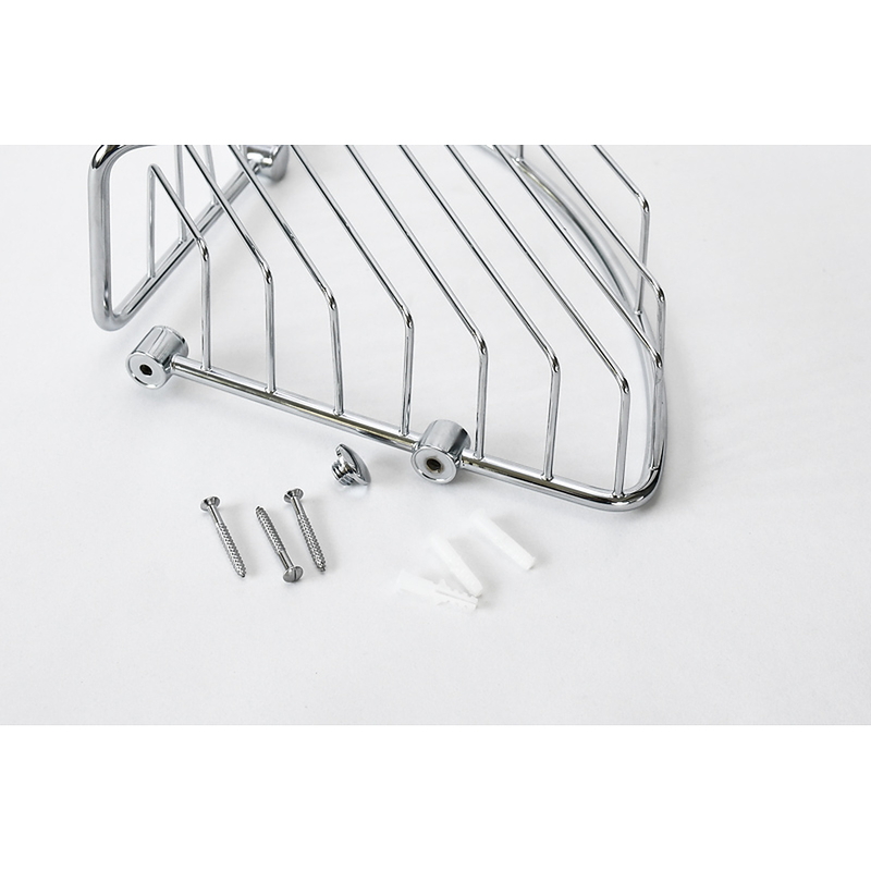 Kệ góc để đồ bằng đồng mạ chrome Kanly CHK28