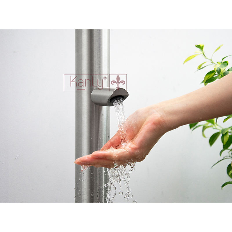 Sen cây tắm đứng nóng lạnh đặt sàn ngoài trời Kanly KLS9007