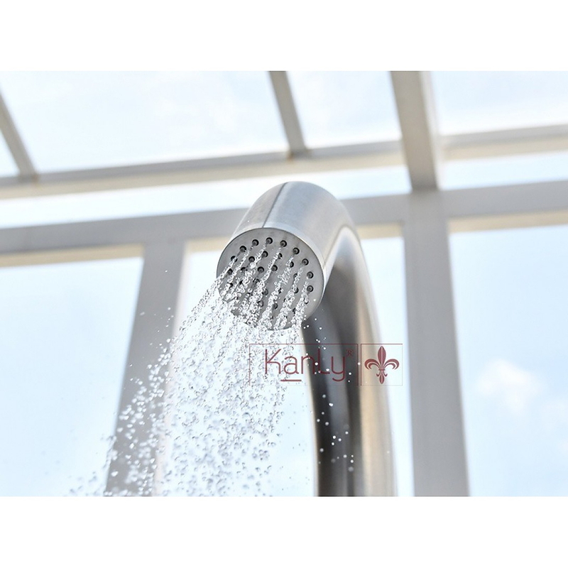 Sen cây tắm đứng nóng lạnh đặt sàn ngoài trời Kanly KLS9015