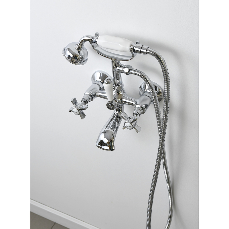 Sen tắm lạnh bằng đồng mạ chrome Kanly CHS02