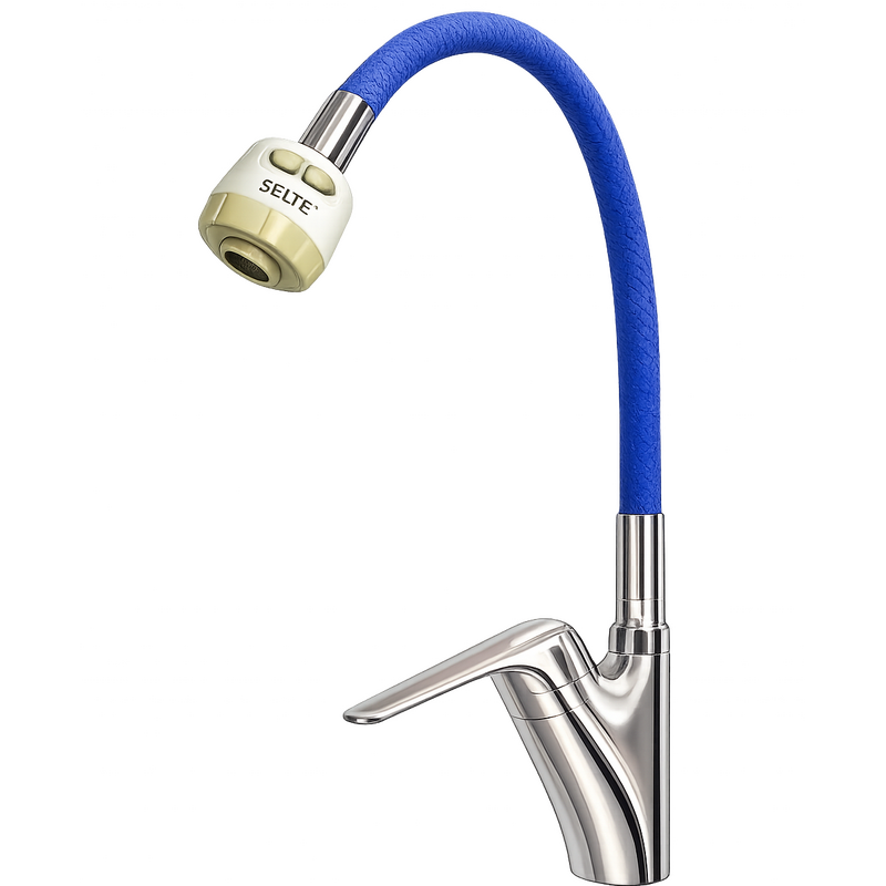 Vòi bếp nóng lạnh gắn chậu cần mềm Selta SS 2002FG
