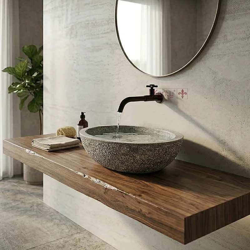 Vòi chậu lavabo lạnh gắn tường Kanly GCT11B