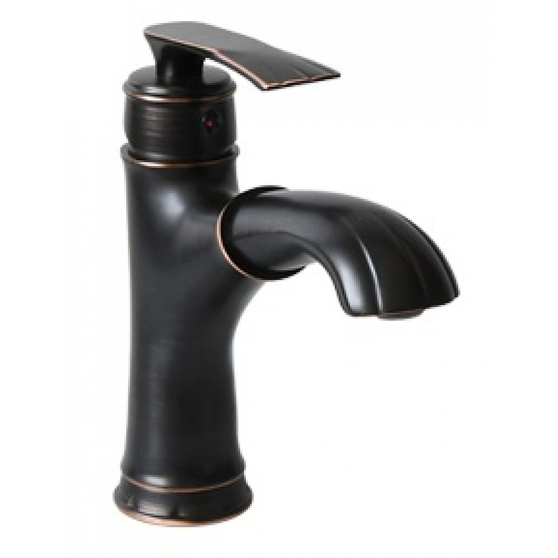 Vòi lavabo nóng lạnh có rút dây màu đen Kanly GCV42B 
