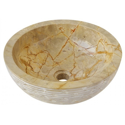 Chậu lavabo đá tự nhiên cappuccino marble Kanly MAR16Bi