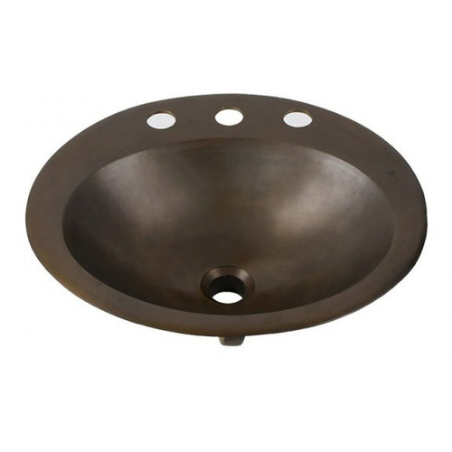 Chậu lavabo đặt bàn đồng thau phong cách cổ Kanly GCL08 (DL6211)