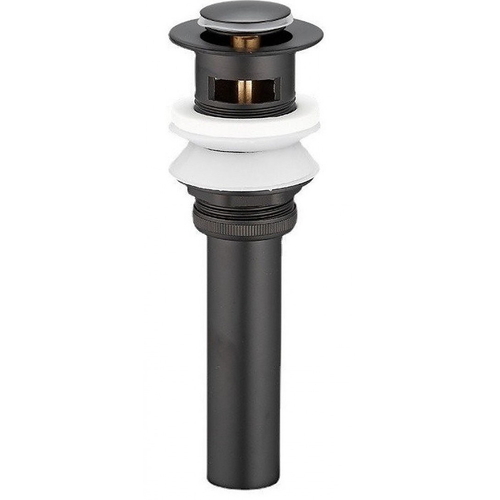 Đầu xả Nhấn Lavabo bằng đồng màu đen Kanly GCX02B