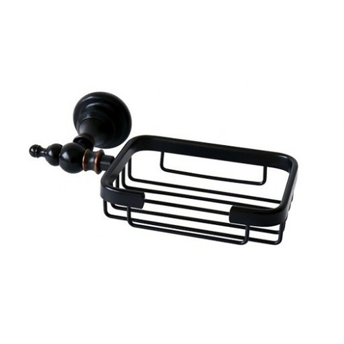 Giá đựng xà phòng bằng đồng màu đen Kanly GCK05B 