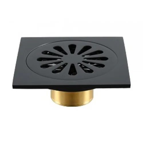 Phễu Thoát Sàn Bằng Đồng Màu Đen KANLY GCP13B
