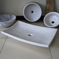Chậu lavabo bằng đá marble tự nhiên Kanly MAR33V.01
