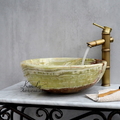 Chậu lavabo bằng đá onyx Kanly ONY11