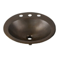 Chậu lavabo đặt bàn đồng thau phong cách cổ Kanly GCL08 (DL6211)