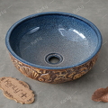 Chậu lavabo mỹ thuật bằng gốm sứ Kanly SU115