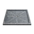 Khay tắm đứng đá granite đen Sông Hinh Kanly STS02