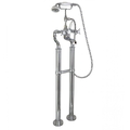 Sen bồn tắm nóng lạnh đặt sàn bằng đồng mạ chrome Kanly CHS09