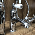 Vòi chậu lavabo lnóng lạnh mạ chrome Kanly CHV09