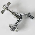 Vòi nước lạnh bằng đồng gắn tường mạ chrome Kanly CHT01 