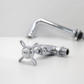 Vòi nước lạnh bằng đồng gắn tường mạ chrome Kanly CHT01 