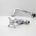 Vòi nước lạnh bằng đồng gắn tường mạ chrome Kanly CHT01 