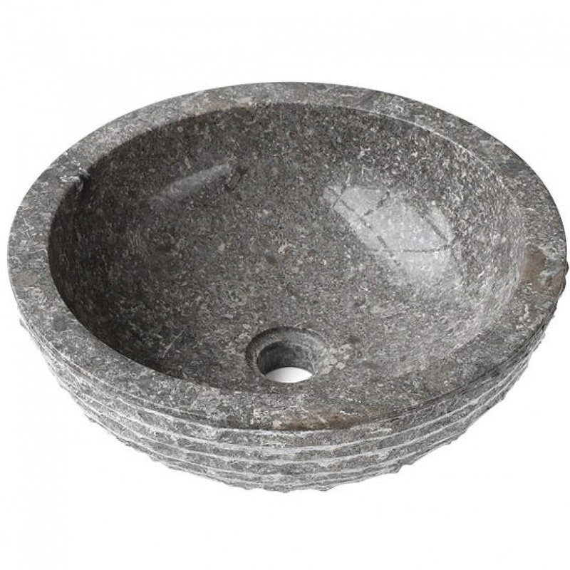 Chậu lavabo đặt bàn đá Marble tự nhiên Kanly MAR14Bi