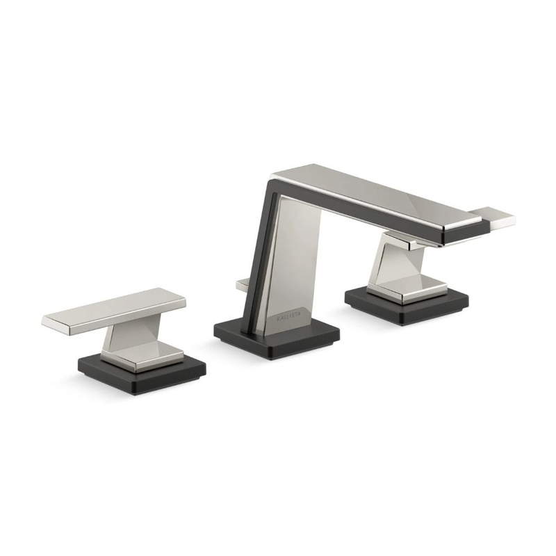Vòi chậu rửa mặt màu nickel Kallista P26000-BLV-AD