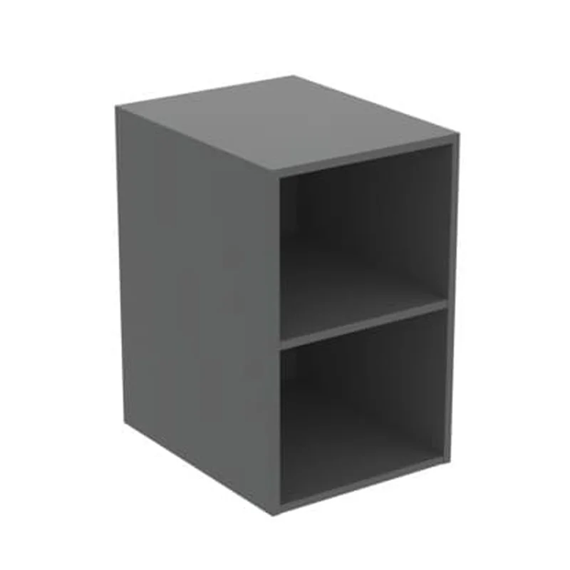 Tủ kệ mở treo tường màu xám thạch anh Ideal Standard i.life B T5267NG