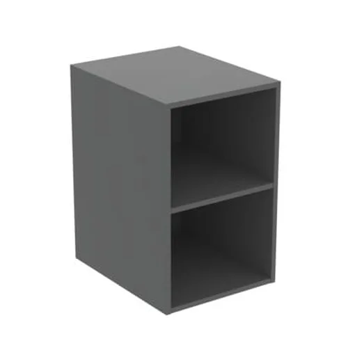 Tủ kệ mở treo tường màu xám thạch anh Ideal Standard i.life B T5267NG