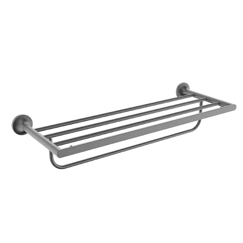 Vắt khăn giàn màu ghi xám EcoBath EC218-12BU