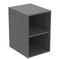 Tủ kệ mở treo tường màu xám thạch anh Ideal Standard i.life B T5267NG