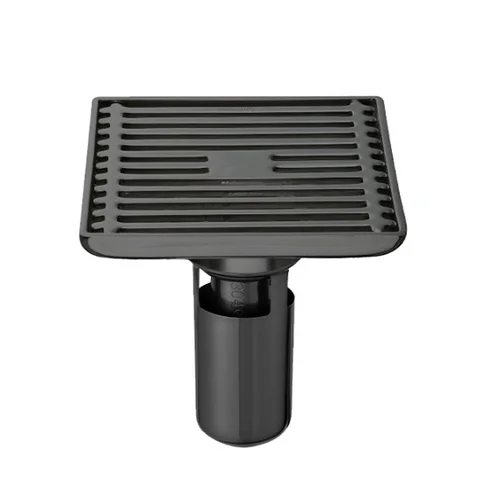 Ga Thoát Sàn Inox SUS304 EcoBath EC1087PB Màu Đen 100x100mm