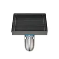 Ga Thoát Sàn Inox SUS304 EcoBath EC1069MB Đen Mờ 100x100mm