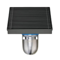 Ga thoát sàn inox màu đen EcoBath EC1070MB