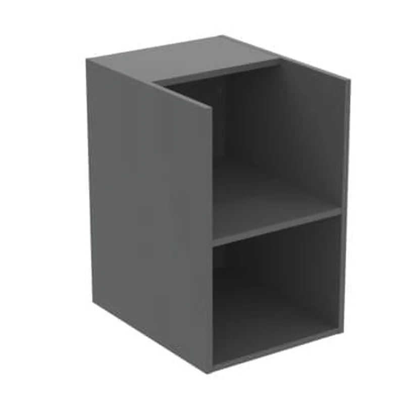 Tủ kệ mở treo tường màu xám thạch anh Ideal Standard i.life B T5322NG