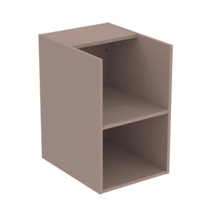 Tủ kệ mở treo tường màu xám be mờ Ideal Standard i.life B T5322NH