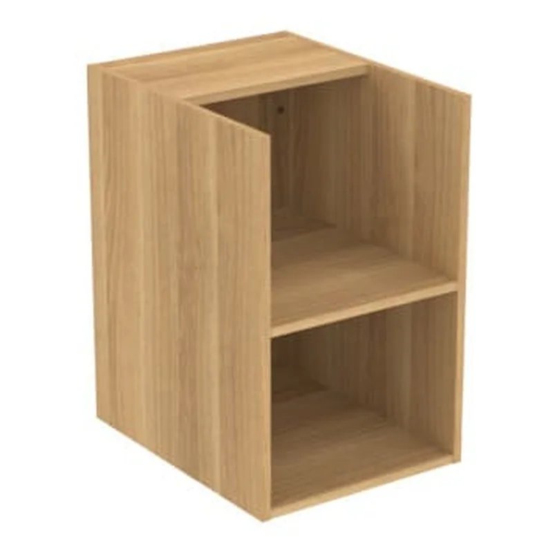 Tủ kệ mở treo tường màu gỗ sồi tự nhiên Ideal Standard i.life B T5322NX