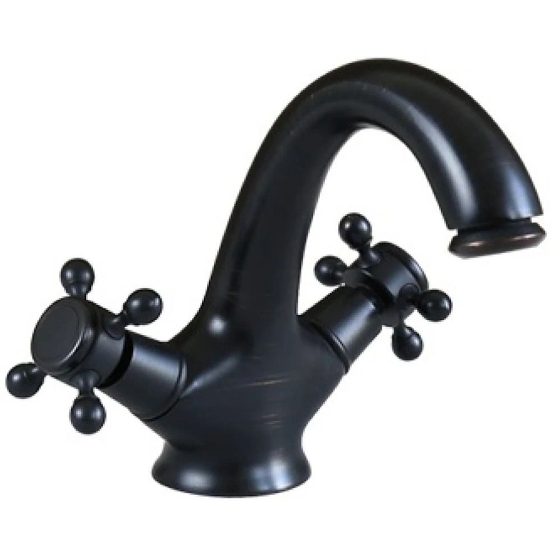 Vòi lavabo nóng lạnh màu đen Kanly GCV05B