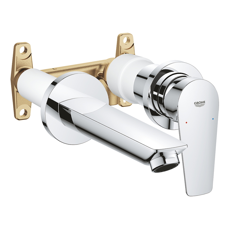 Vòi Chậu Lavabo Nóng Lạnh Gắn Tường Đức Grohe 20474001