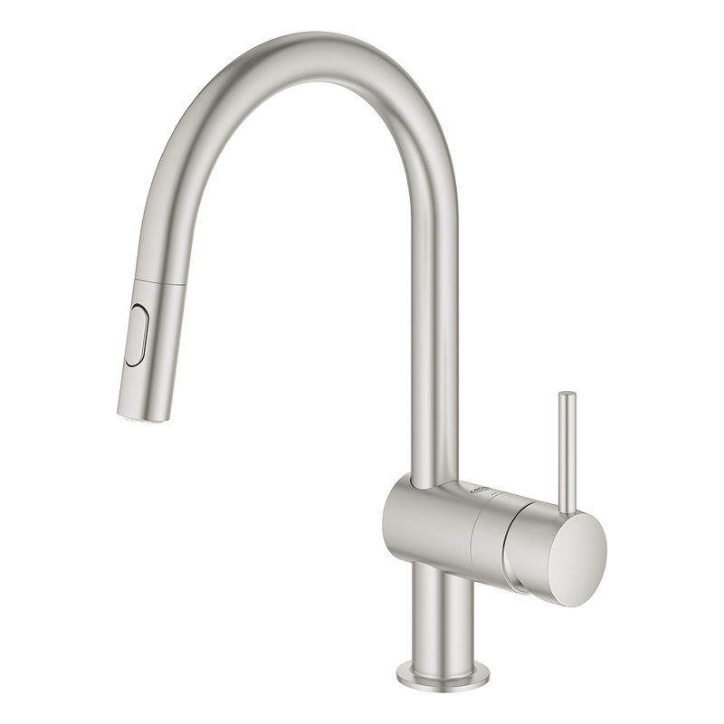 Vòi Chậu Rửa Bát Nóng Lạnh Dây Rút Đức Grohe 32321DC2