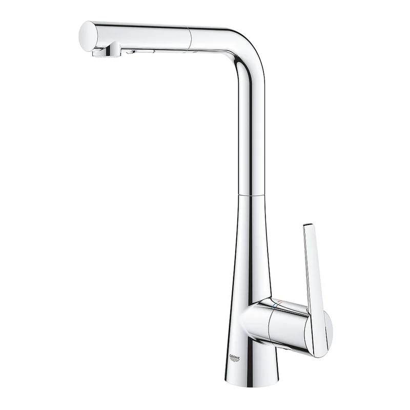 Vòi Chậu Rửa Bát Nóng Lạnh Dây Rút Đức Grohe 32553002
