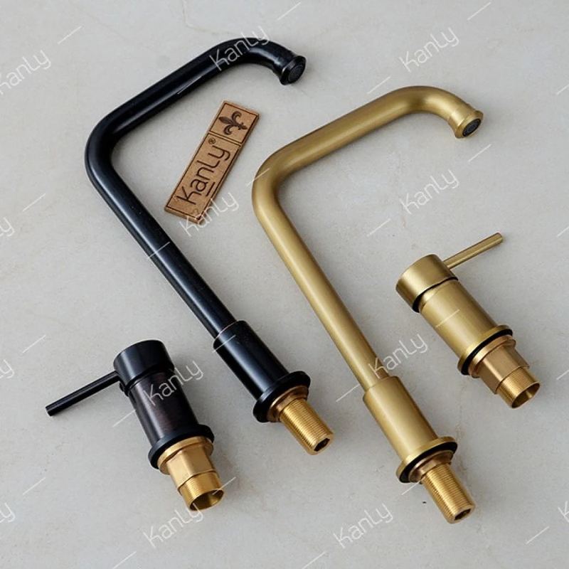 Vòi Lavabo 2 Lỗ Nóng Lạnh Kanly GCC41