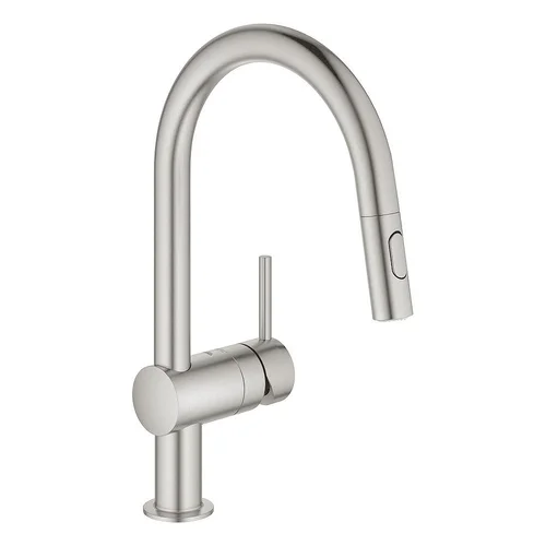 Vòi Chậu Rửa Bát Nóng Lạnh Dây Rút Đức Grohe 32321DC2