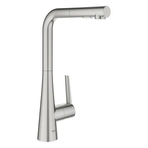 Vòi Chậu Rửa Bát Nóng Lạnh Dây Rút Đức Grohe 32553DC2