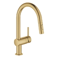 Vòi Chậu Rửa Bát Nóng Lạnh Dây Rút Đức Grohe 32321GN2
