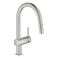 Vòi Chậu Rửa Bát Nóng Lạnh Dây Rút Đức Grohe 32321DC2