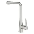 Vòi Chậu Rửa Bát Nóng Lạnh Dây Rút Đức Grohe 32553DC2