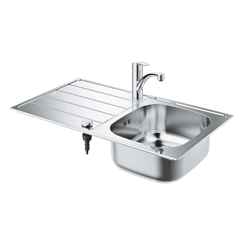 Chậu Rửa Bát 1 Hố Có Bàn Nhập Khẩu Đức Grohe 31565SD1