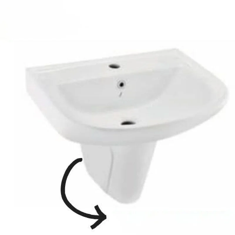 Chân Lửng Lavabo Jaquar CNS-WHT-305V Màu Trắng