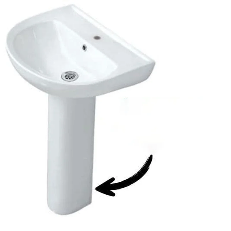 Chân Dài Lavabo Jaquar FLS-WHT-5301V Màu Trắng