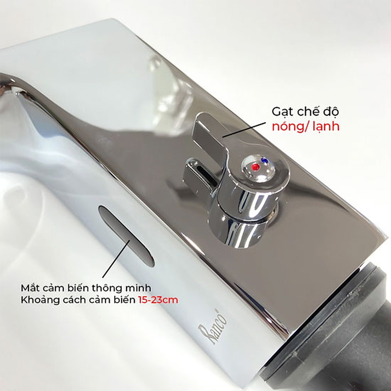 Vòi rửa lavabo Ranco RC-1206 cảm ứng nóng lạnh